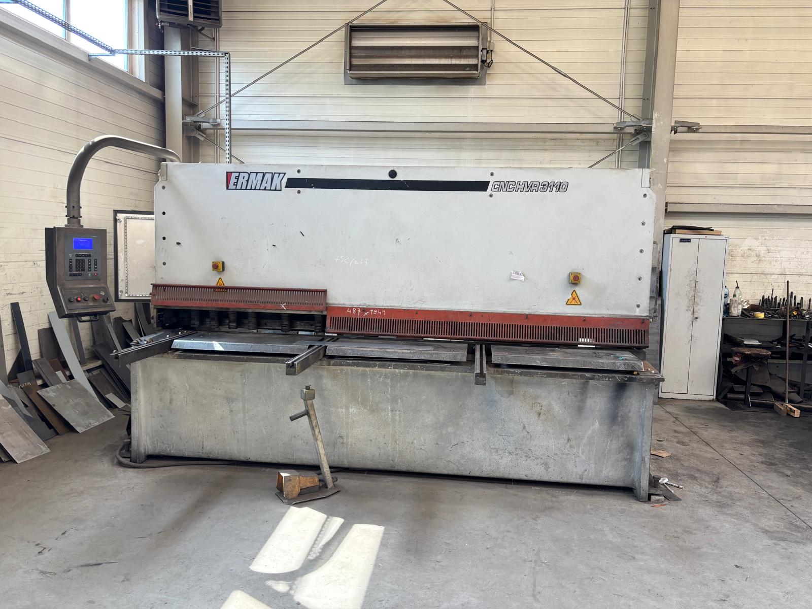 ERMAKSAN HVR 3100X10 hidraulikus CNC lemezolló